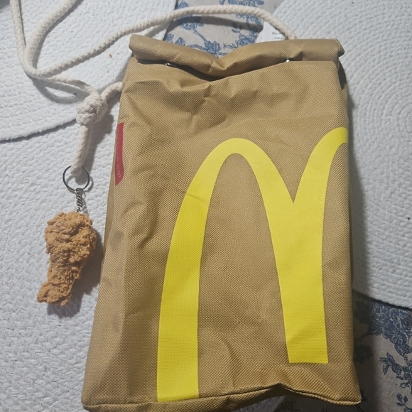 Source Unknown Brown and Yellow Shoulder Bag - Picture 3 of 12